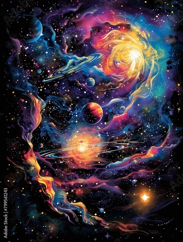 Cosmic Tapestry of Stars and Planets