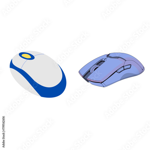 computer mouse isolated on white