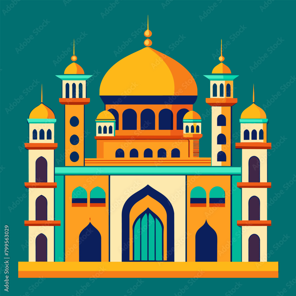 illustration of a mosque