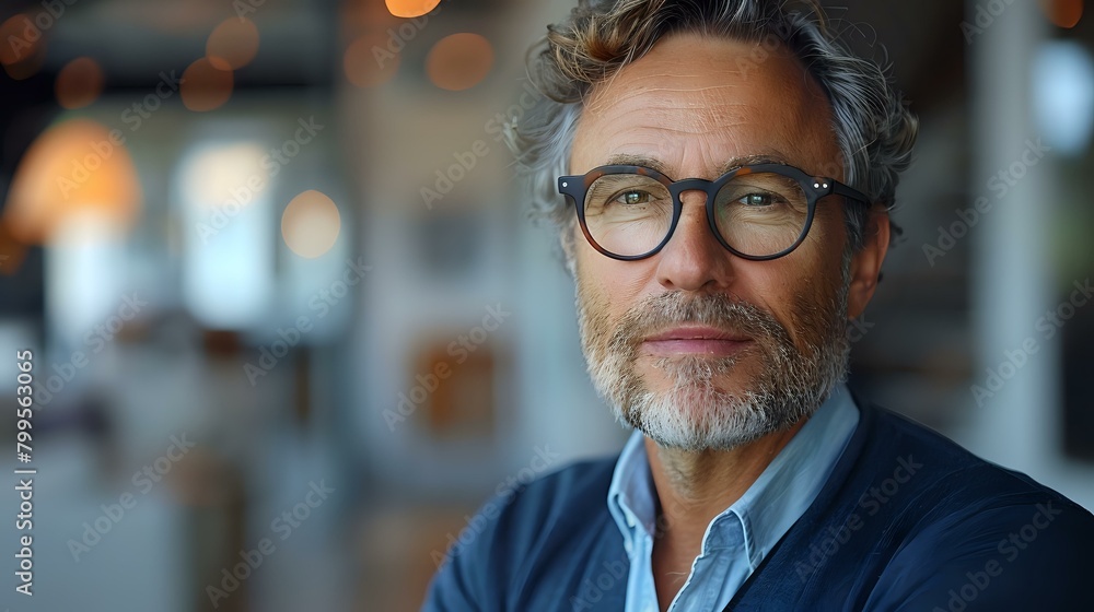Confident Business Leader with a Friendly and Inviting Demeanor Confident Business Leader with a Friendly and Inviting Demeanor
