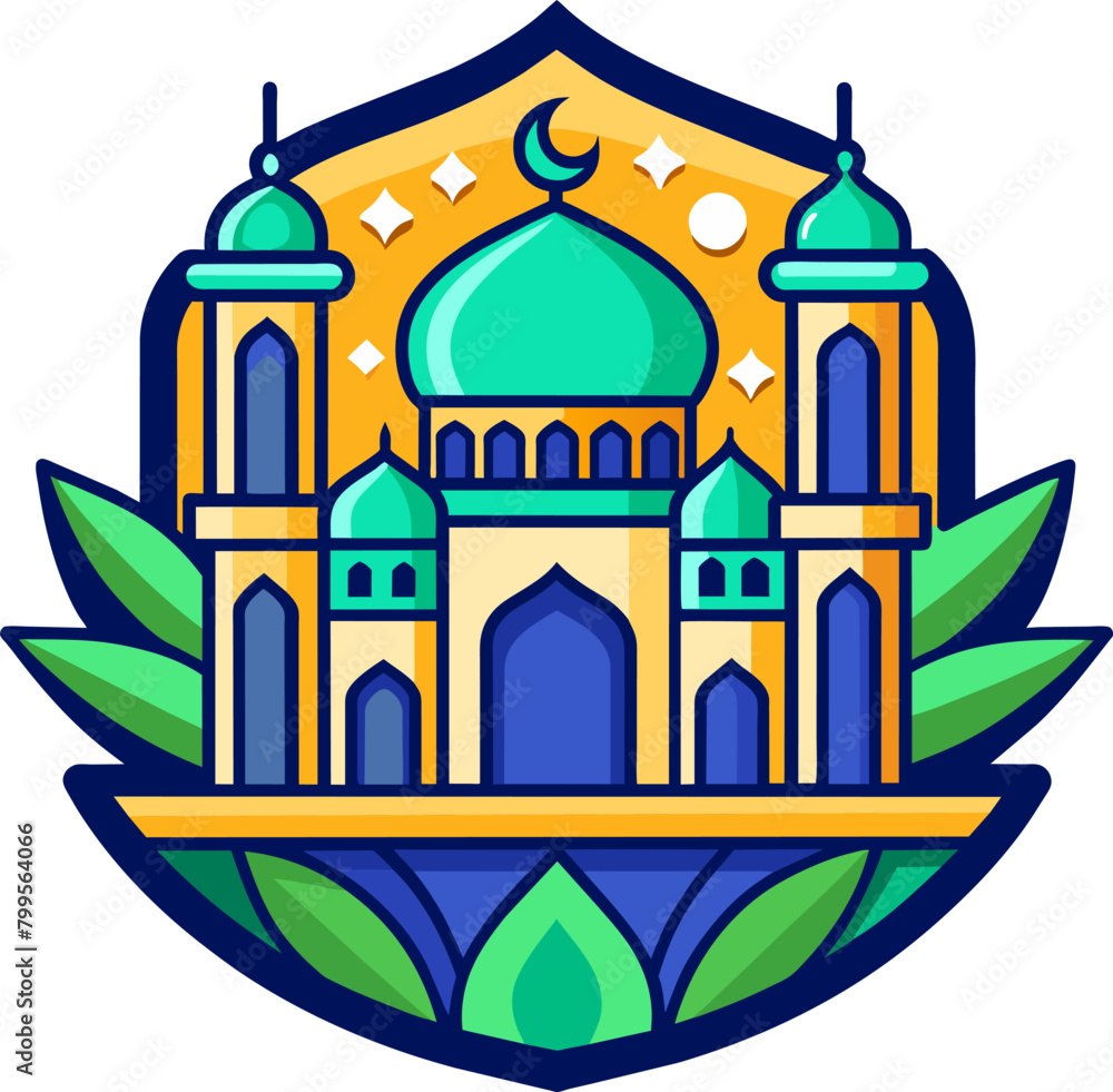 illustration of a mosque