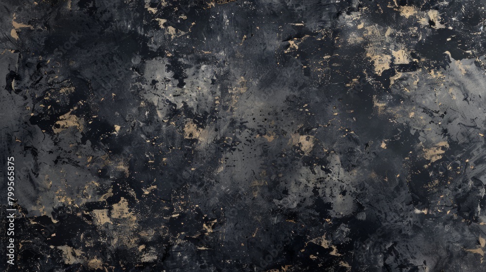 A black and gold background with a lot of texture A black and gold background with a lot of texture
