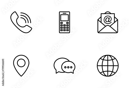 Contact us icon vector isolated on white background. business card contact information icon. web icon vector.