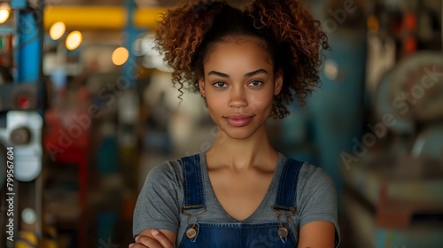 Wallpaper Mural Confident Individual in Garage Setting Torontodigital.ca