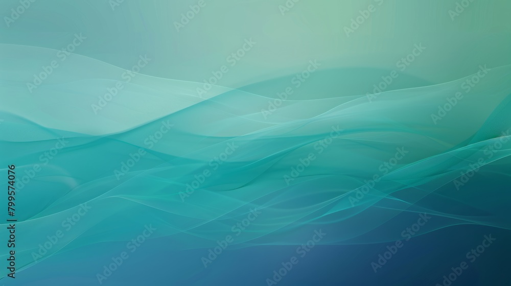 Emerald Ripples: A Lush Green Watercolor Flowing on a Deep Blue Background, Evoking Calmness Emerald Ripples: A Lush Green Watercolor Flowing on a Deep Blue Background, Evoking Calmness