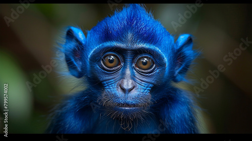 blue monkey  photo