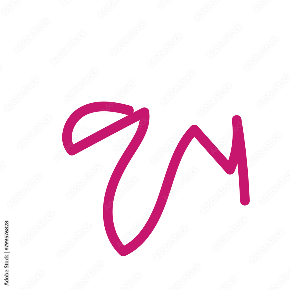Abstract Squiggly Line Vector Abstract Squiggly Line Vector