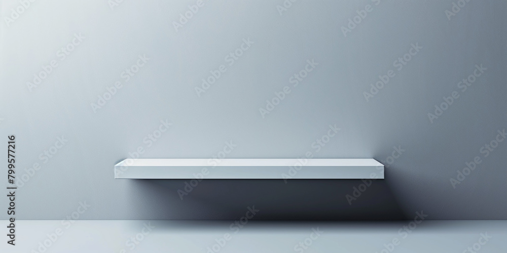White empty wooden on wall White empty wooden on wall