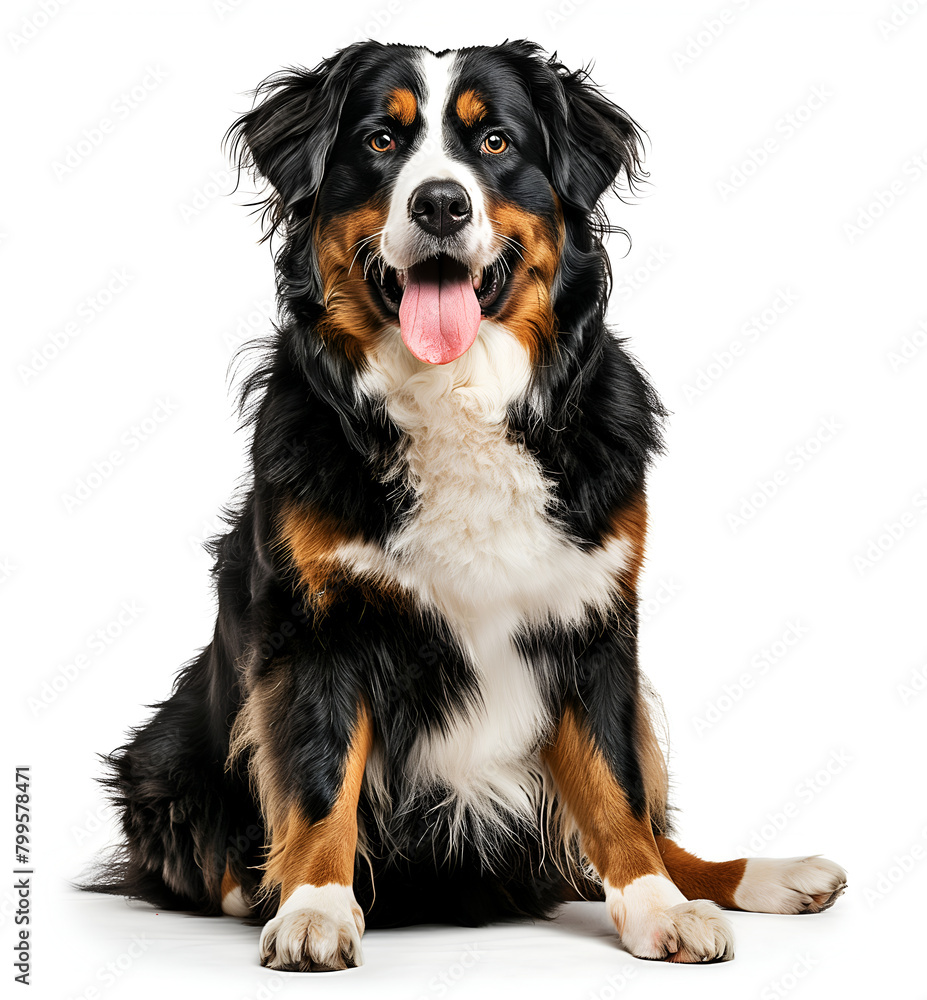 bernese mountain dog isolated on white background bernese mountain dog isolated on white background