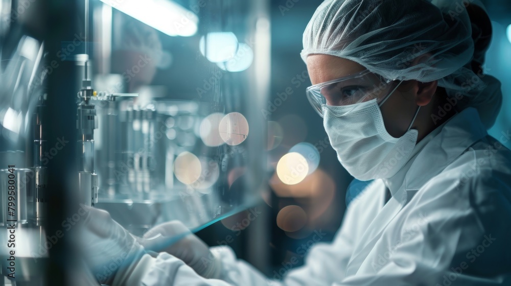 A factory manager oversees the production of neural devices making sure that ethical standards are being met and ensuring fair and safe working conditions for all employees.. A factory manager oversees the production of neural devices making sure that ethical standards are being met and ensuring fair and safe working conditions for all employees..