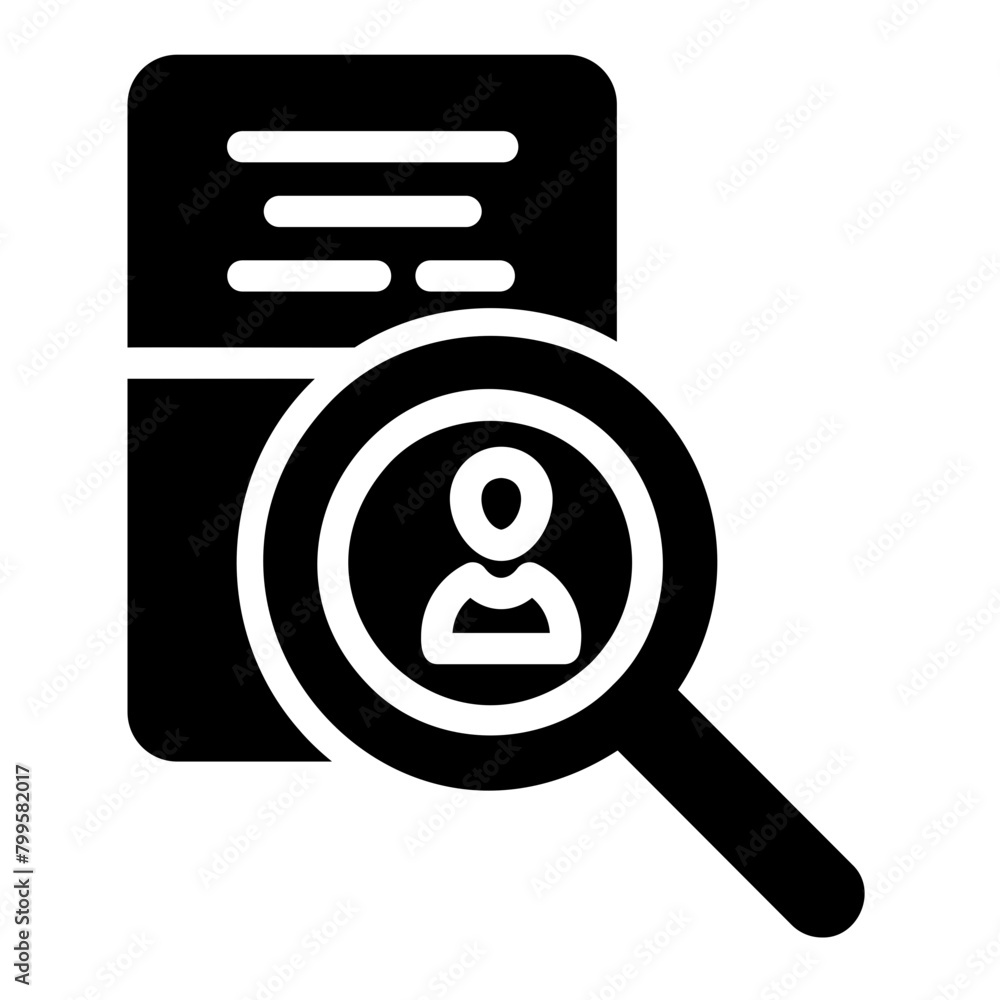 inspector glyph icon inspector glyph icon