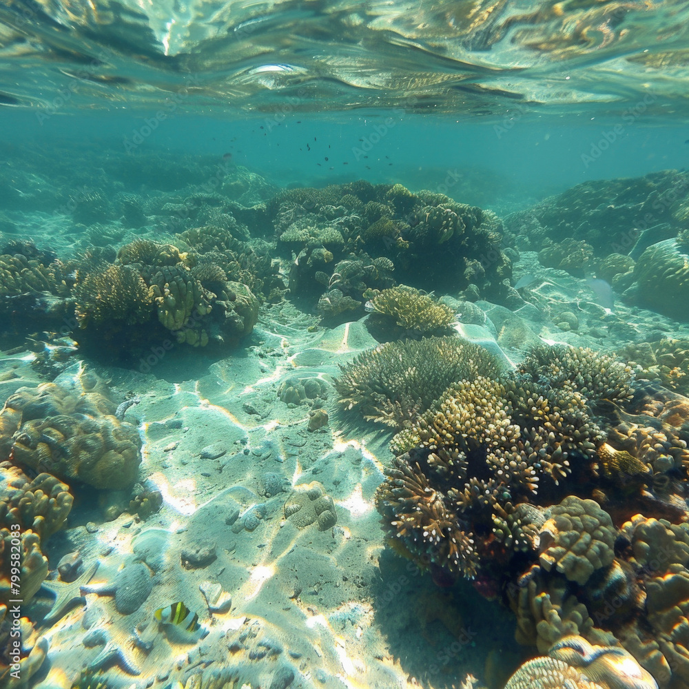Fototapeta premium sea, underwater, water, coral, reef, fish, ocean, diving, tropical, nature, scuba, beach, snorkeling, travel, summer, marine, egypt, clear, blue, island, caribbean, dive, coral reef, sand, school