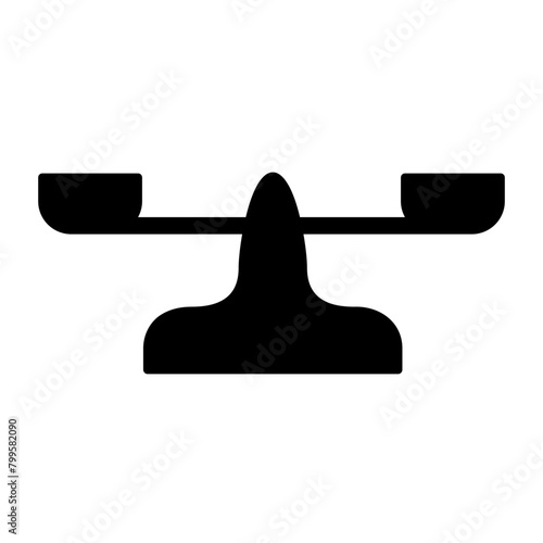 balance glyph icon