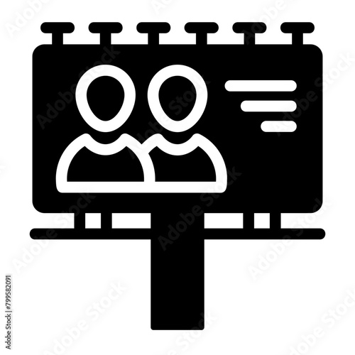 billboard glyph icon