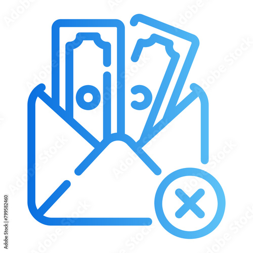 bribe gradient icon