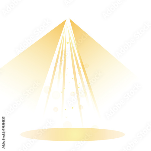 Yellow spotlight