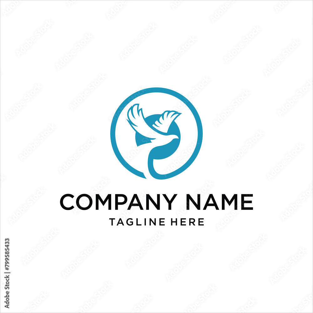 creative dove circle logo. Simple dove circle modern logo concept, design inspiration, vector creative dove circle logo. Simple dove circle modern logo concept, design inspiration, vector
