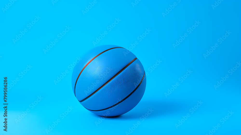 basketball on blue background basketball on blue background