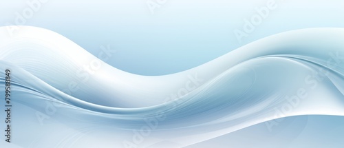 Ethereal abstract background with a soft shockwave effect in dreamy sky blue and cloud white, suitable for peaceful spa marketing,