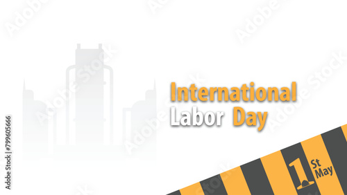 vector background design for international labor day celebrations with a minimalist theme