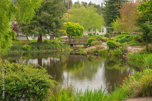 Residential mobile park fifty five plus living Scotts Valley California.