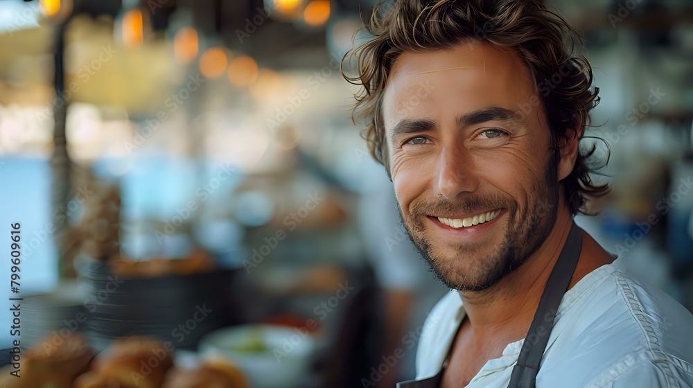 Fototapeta premium Technical Expert with a Warm and Friendly Aura