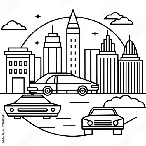 retro futuristic colony design illustration of a city illustration of a city Latest and Premium Vector Design and illustration