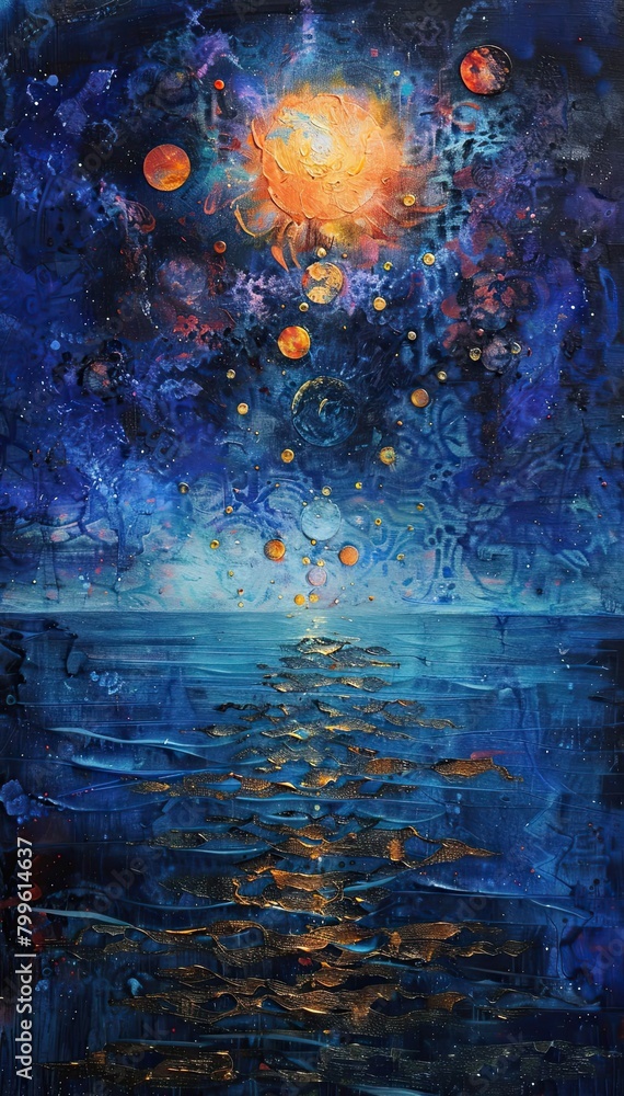  Cosmic Confluence Painting