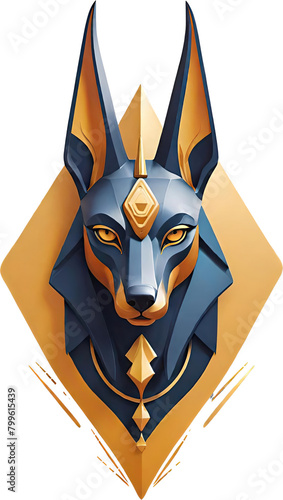 Anubis, the Egyptian god of death.