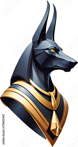 Anubis, the Egyptian god of death.