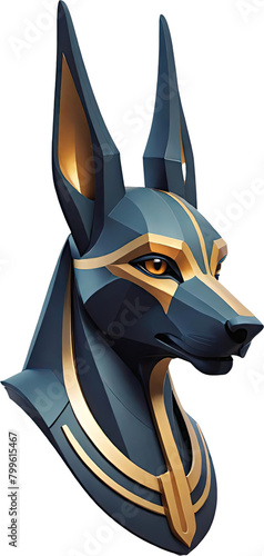 Anubis, the Egyptian god of death.