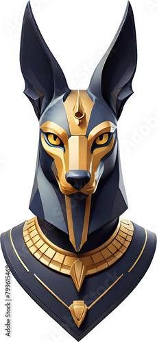 Anubis, the Egyptian god of death.