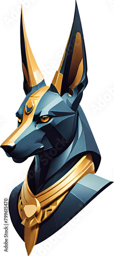 Anubis, the Egyptian god of death.