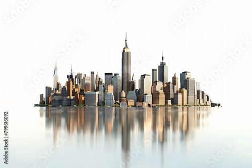 美国曼哈顿城市模型