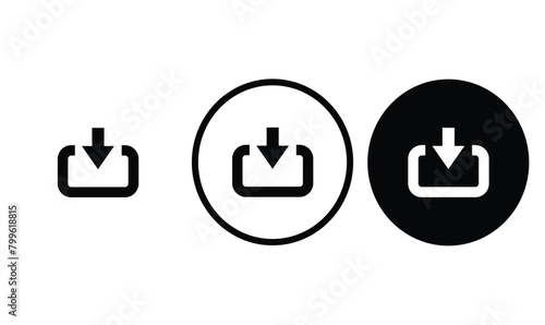 icon Deposit money black outline for web site design 
and mobile dark mode apps 
Vector illustration on a white background