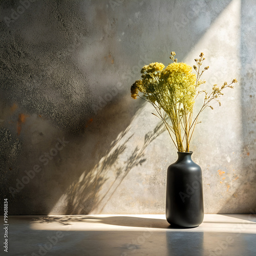Still life with dried flowers