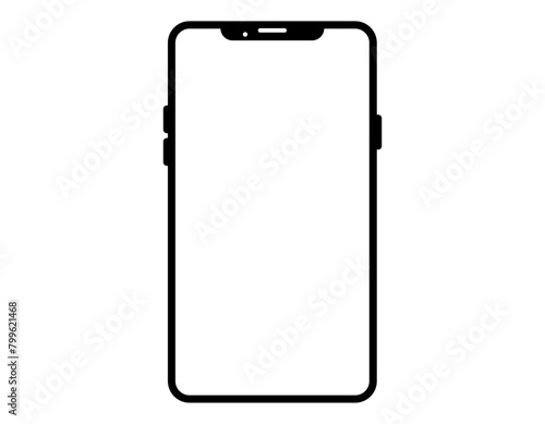 スマホの画面フレーム素材　1