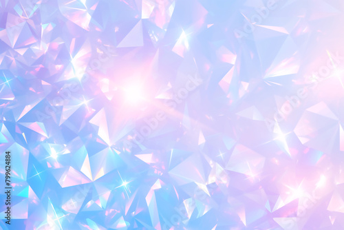 キラキラ輝く宝石のようなプリズムの光沢の背景