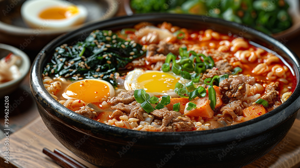 typical Korean food MiyeokGuk white background typical Korean food MiyeokGuk white background