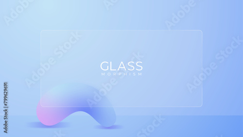 BACKGROUND 87 BLANK GLASSY BACKGROUND MODERN GLASS MORPHISM STYLE