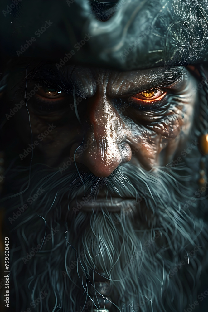 The Tempest Buccaneer:A Grim Corsair's Haunting Visage Amid Whispered Legends of Deeds Untold The Tempest Buccaneer:A Grim Corsair's Haunting Visage Amid Whispered Legends of Deeds Untold