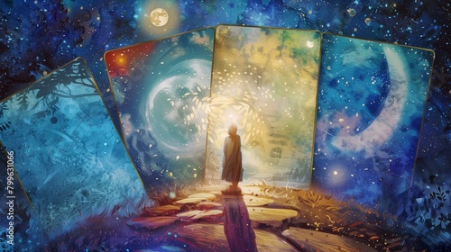 Celestial Tarot Bliss Cards Radiating Celestial Light and Embracing Celestial Harmony for Celestial Minds.