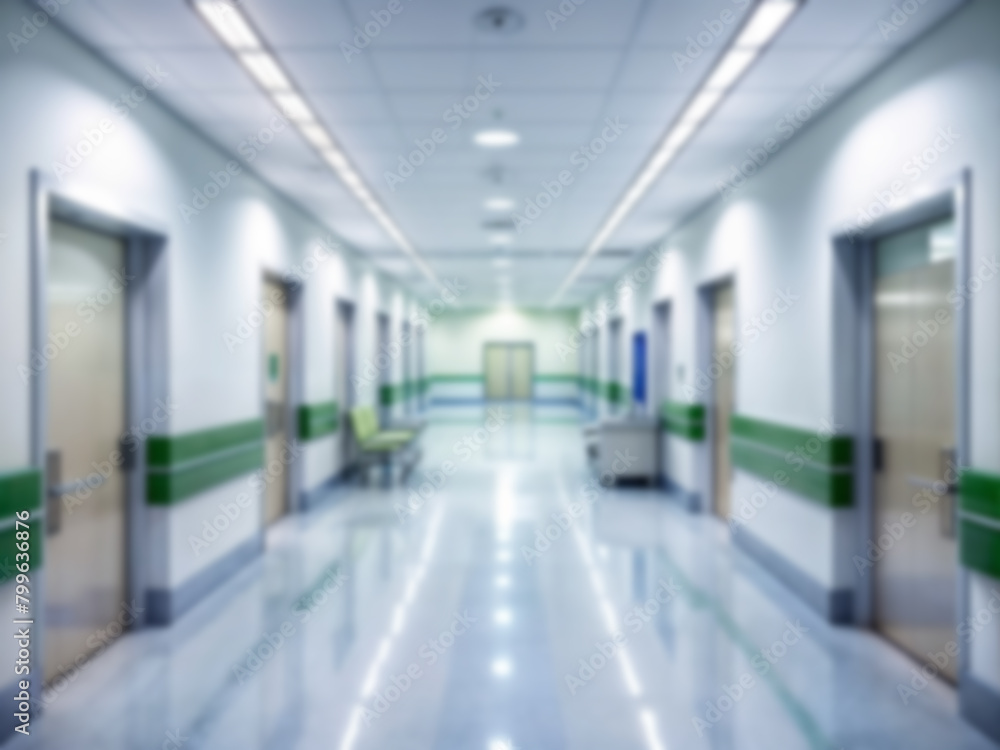 corridor in hospital corridor