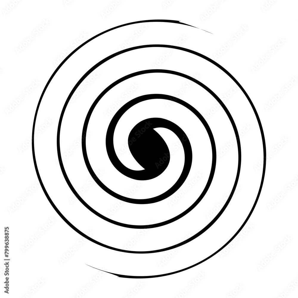 Naklejka premium Spiral Shape