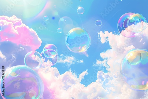 Pastel Dreams: Rainbow Whispers in the Sky