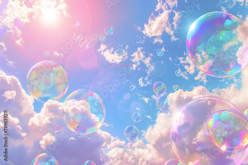 Pastel Dreams: Rainbow Whispers in the Sky