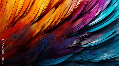 Shockwave effect on a textured abstract surface, showcasing vibrant color transitions and energy,