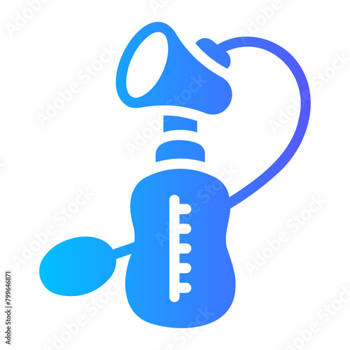 breast pump Gradient icon