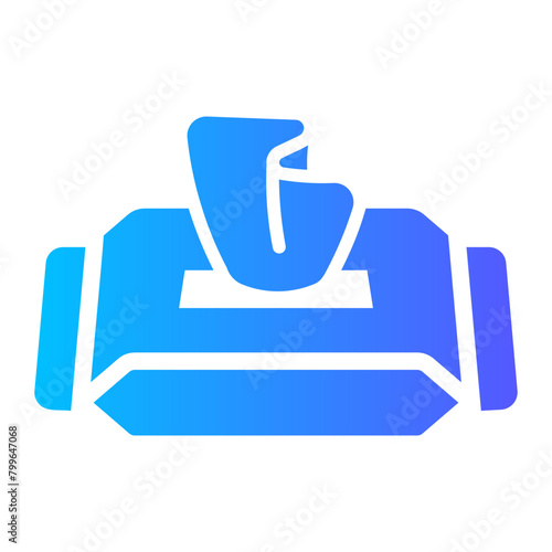 wet wipes Gradient icon