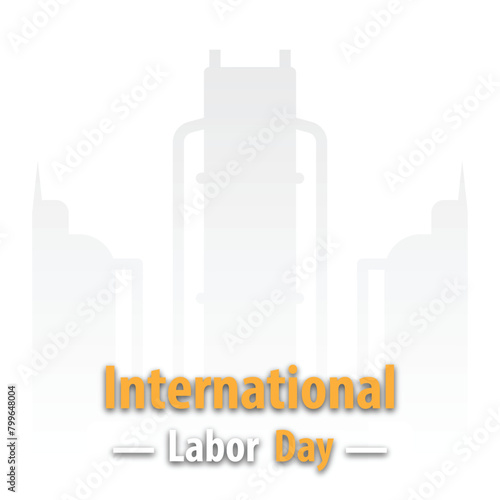 vector background design for international labor day celebrations with a minimalist theme